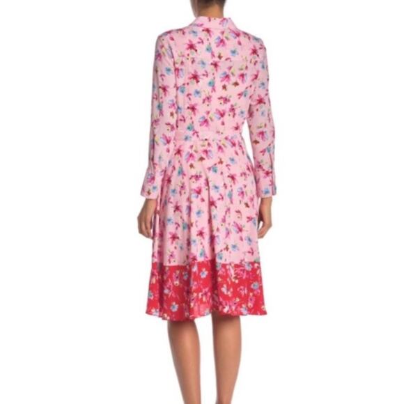 Nanette Lepore Size 6 Button down Floral Dress Western Prairie Rodeo Cottage - Picture 2 of 16